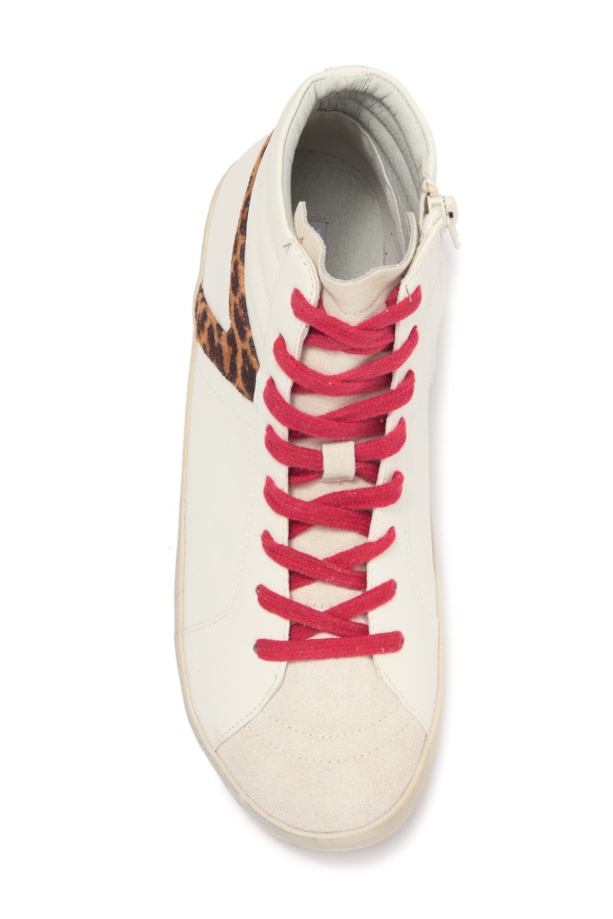 sneakers with leopard accent