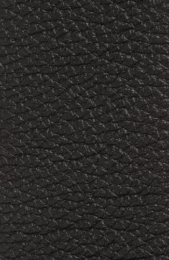 Burberry Monogram-buckle Leather Belt In Black