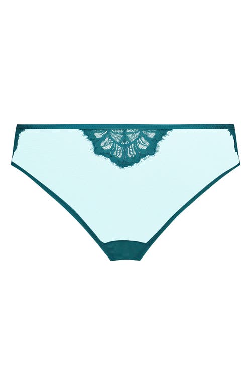 Shop Hunkemoller Hunkemöller Isabella Brazilian Panties In Deep Lake