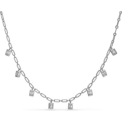 Lesa Michele Baguette Charm Necklace