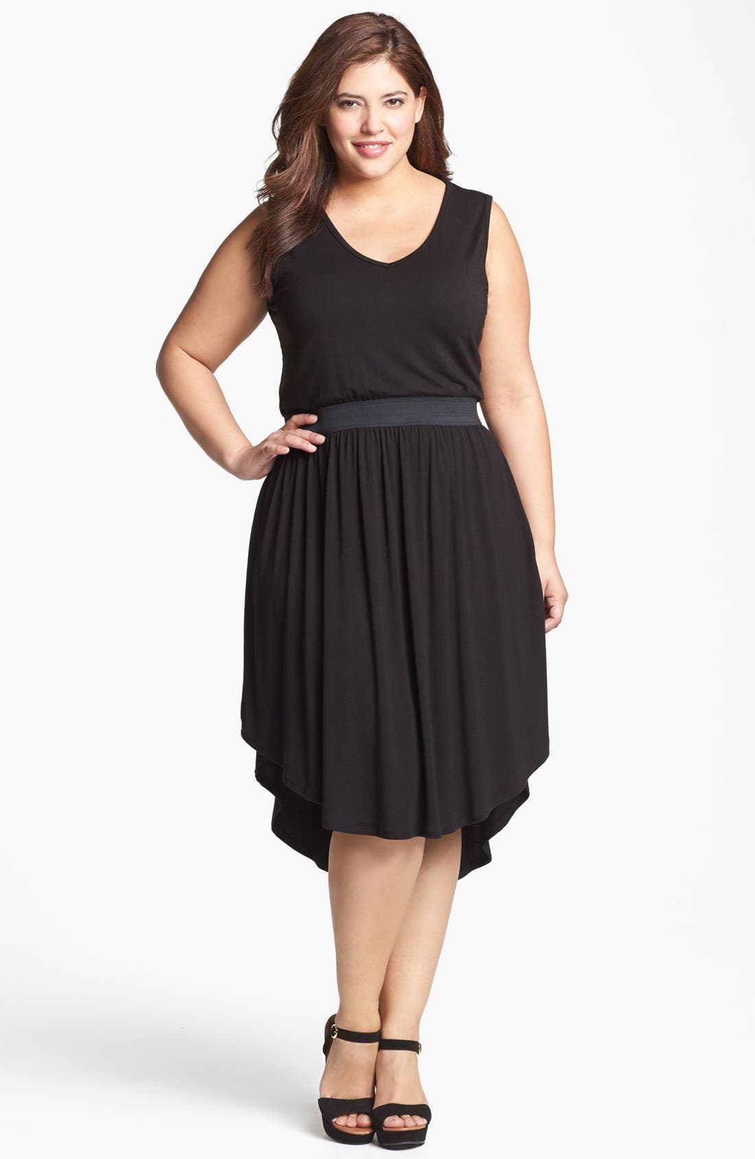 LAmade High/Low Jersey Tank Dress (Plus Size) Nordstrom