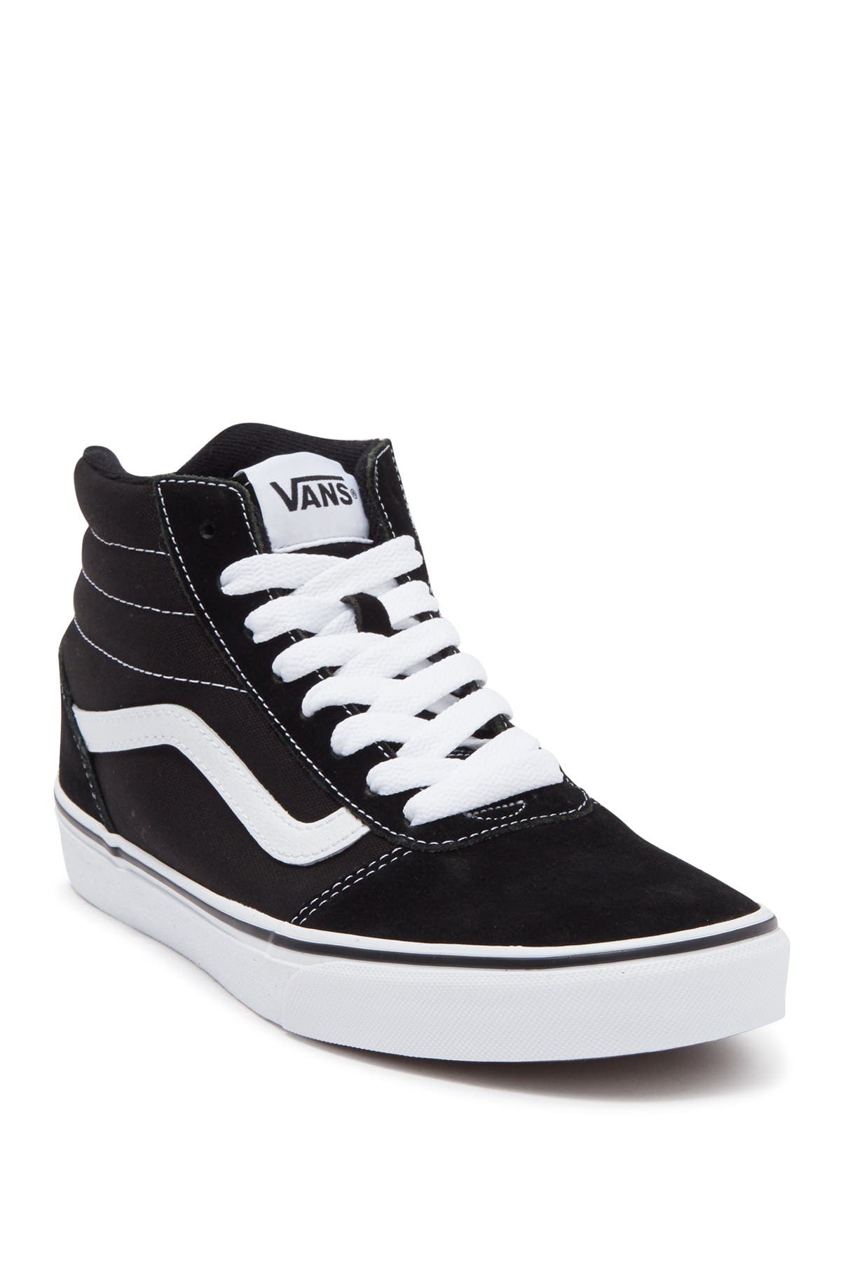 Vans Ward High Top Sneaker In Black
