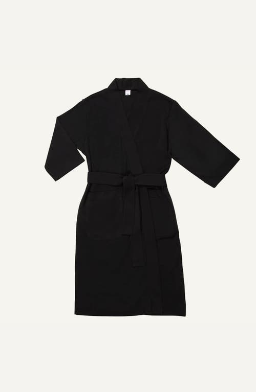 Shop Subset Essential Robe In Graphite