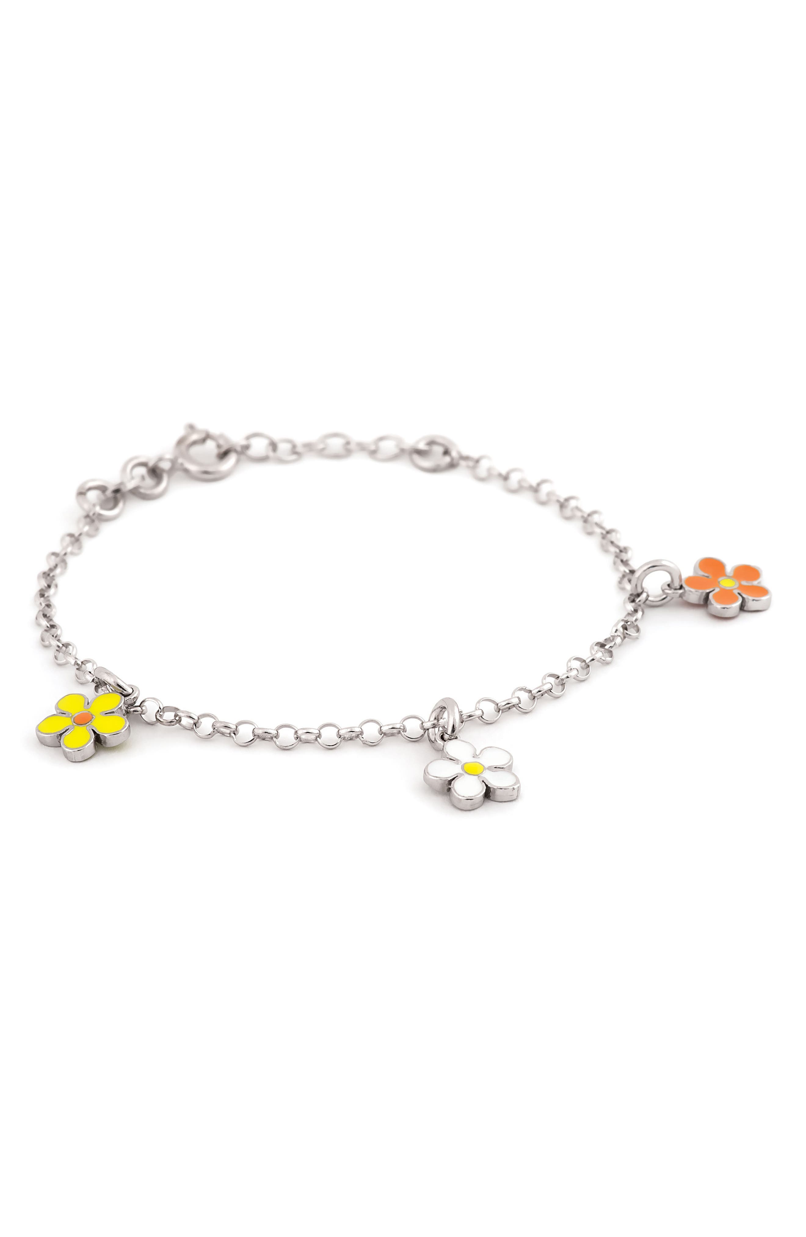 Speidel Flower Charm Bracelet Nordstrom
