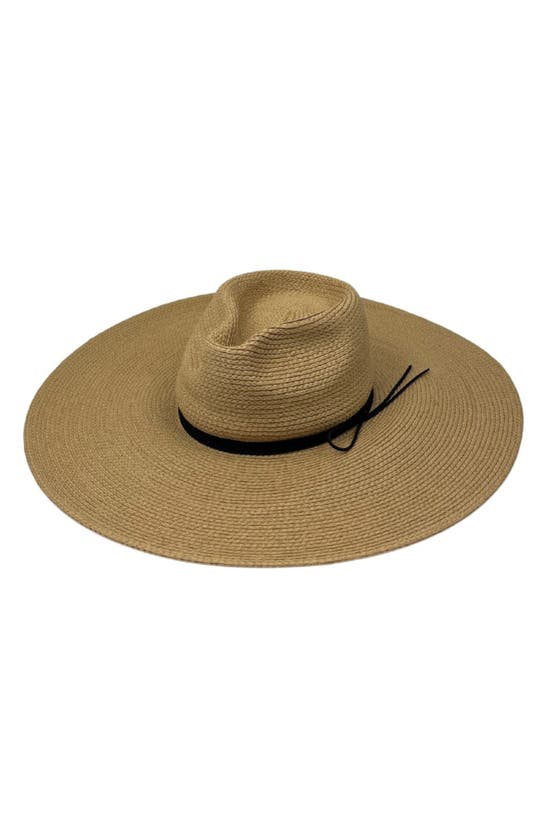 Shop Marcus Adler Straw Panama Hat In Light Tan