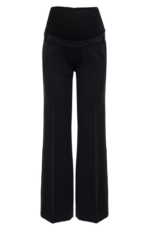 Pietro Brunelli Full Length Maternity Pants In Black