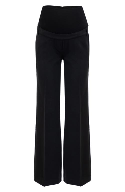 Shop Pietro Brunelli Full Length Maternity Pants In Black