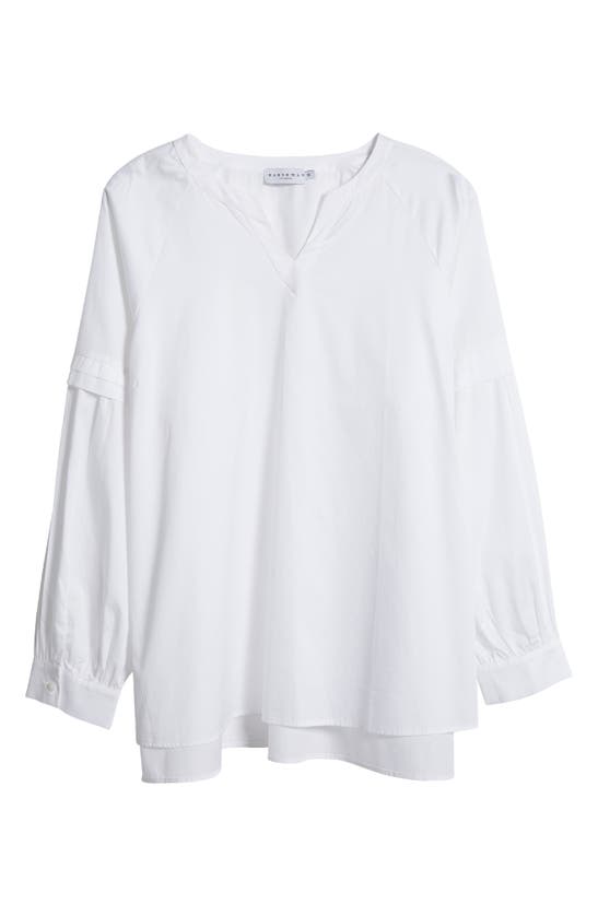 Shop Harshman Callet Long Sleeve Top In White