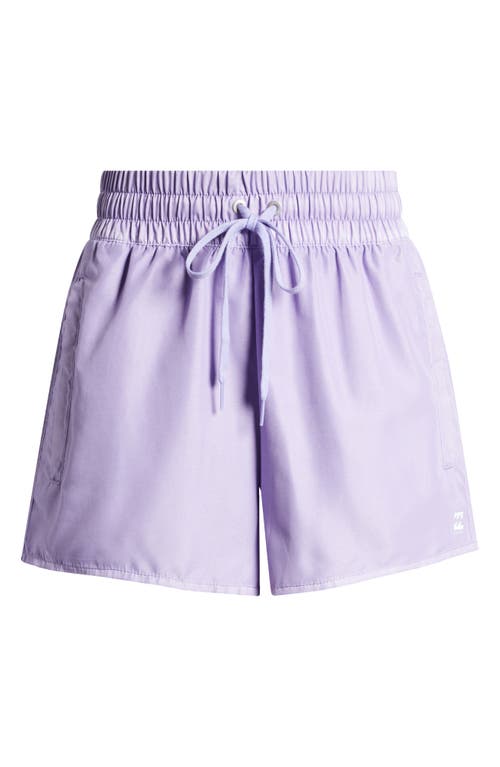 Shop Billabong Sol Searcher Volley Swim Shorts In Purple Punch