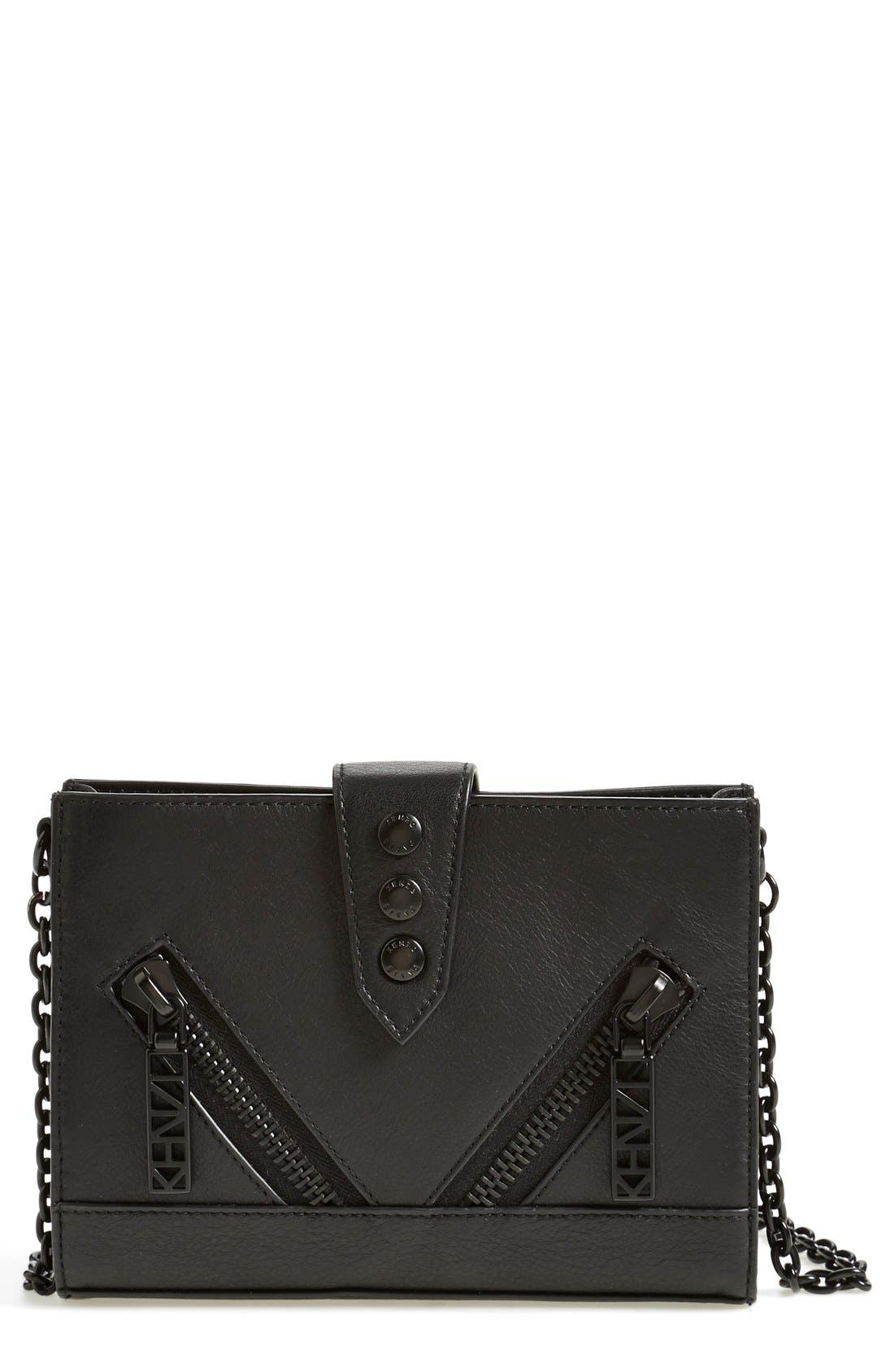 KENZO 'Kalifornia' Leather Wallet on a Chain Nordstrom