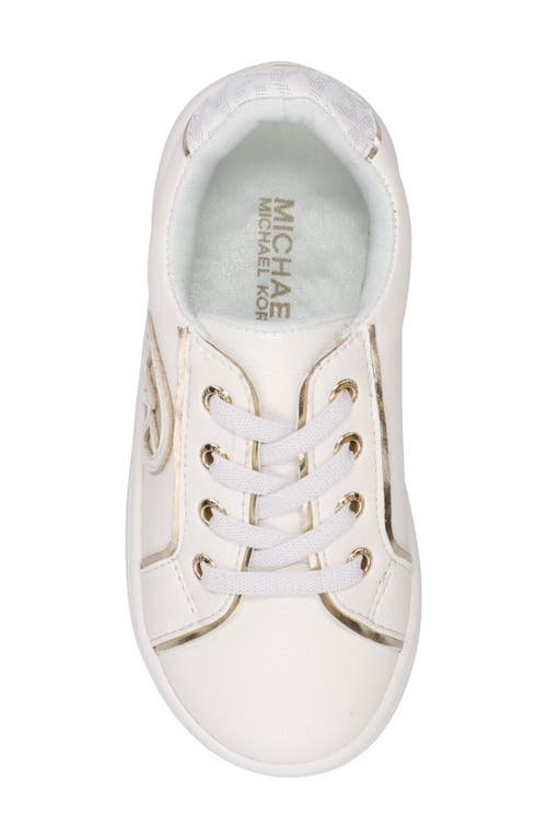 Shop Michael Michael Kors Kids' Jem Sneaker In White