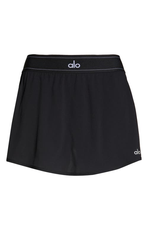 Shop Alo Yoga Alo Match Point Tennis Skirt In Black
