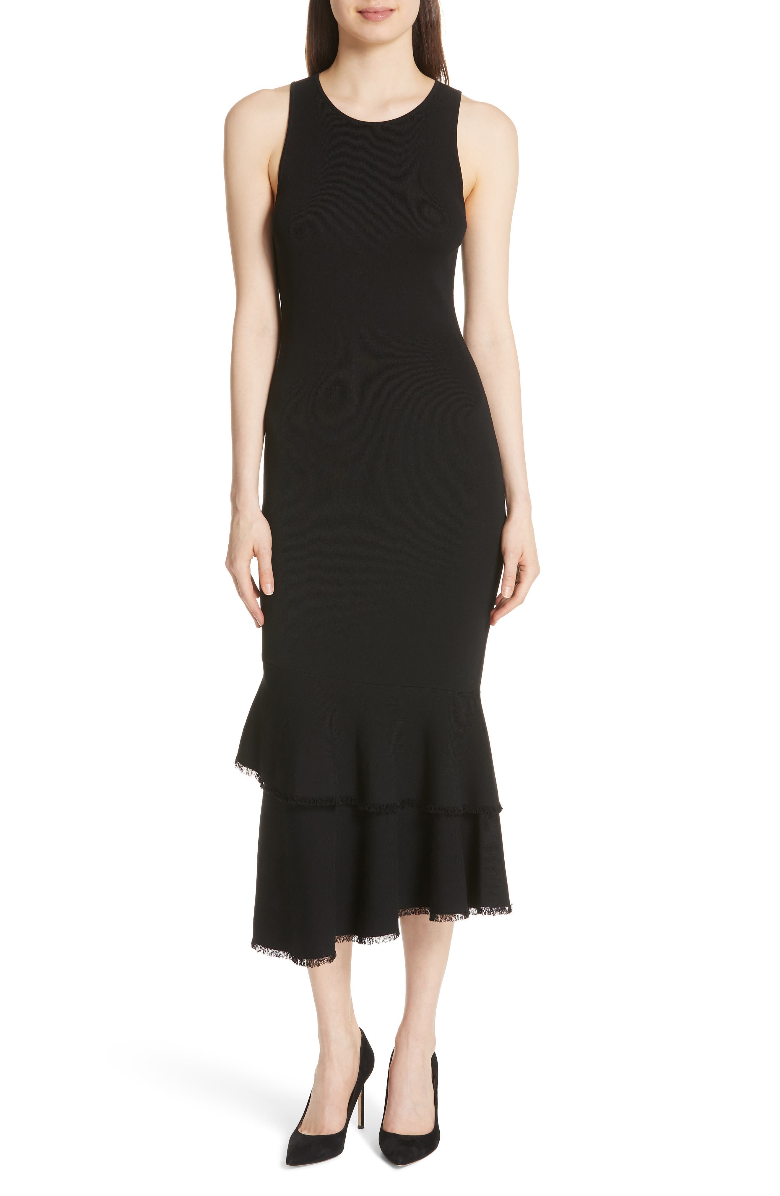 theory nilimary prosecco midi dress