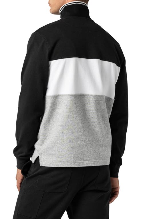 Rodd & Gunn Hillop Half Zip Rugby Pullover In Vapour