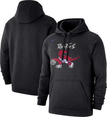 Men s Nike Black Toronto Raptors Hardwood Classics Club Pullover Fleece Hoodie