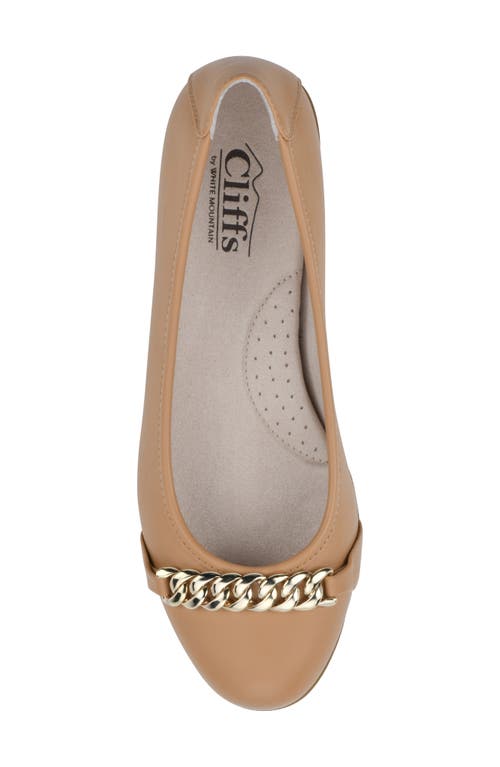 Cliffs By White Mountain White Mountain Charmed Flat In Tan/smooth