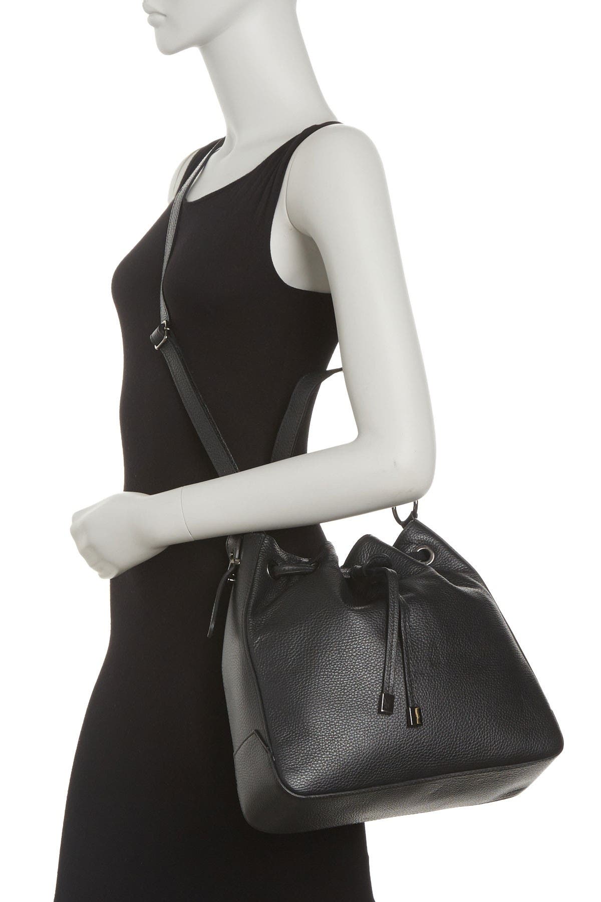 Markese | Leather Shoulder Bucket Bag | Nordstrom Rack
