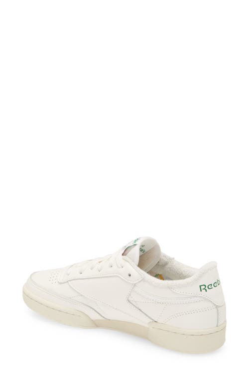 Shop Reebok Club C 85 Sneaker In Chalk/alabaster/glen Green