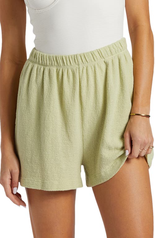 Harbor Cotton Blend Shorts in Light Avocado