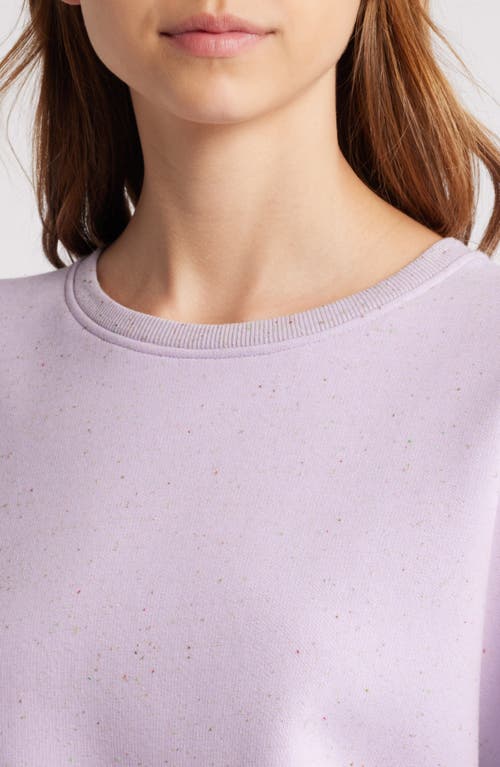 Shop Sessun Sessùn Chebbi Oversize Balloon Sleeve Sweatshirt In Chebbi-wild Lilac