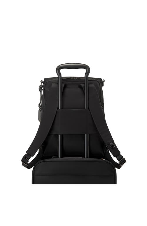 Tumi Liv Convertible Tote In Black/gunmetal