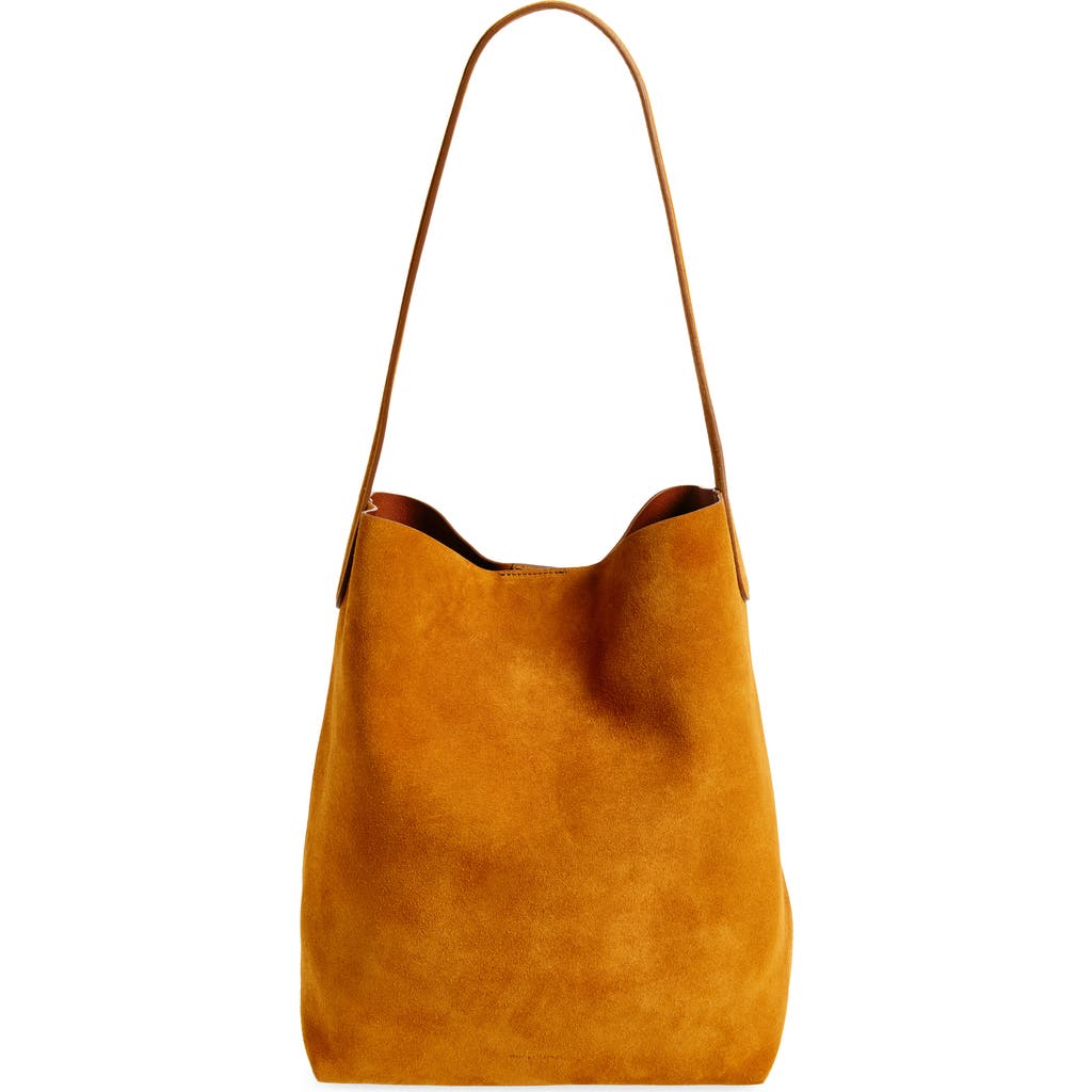 Mansur Gavriel Everyday Cabas Suede Hobo Bag In Cuoio