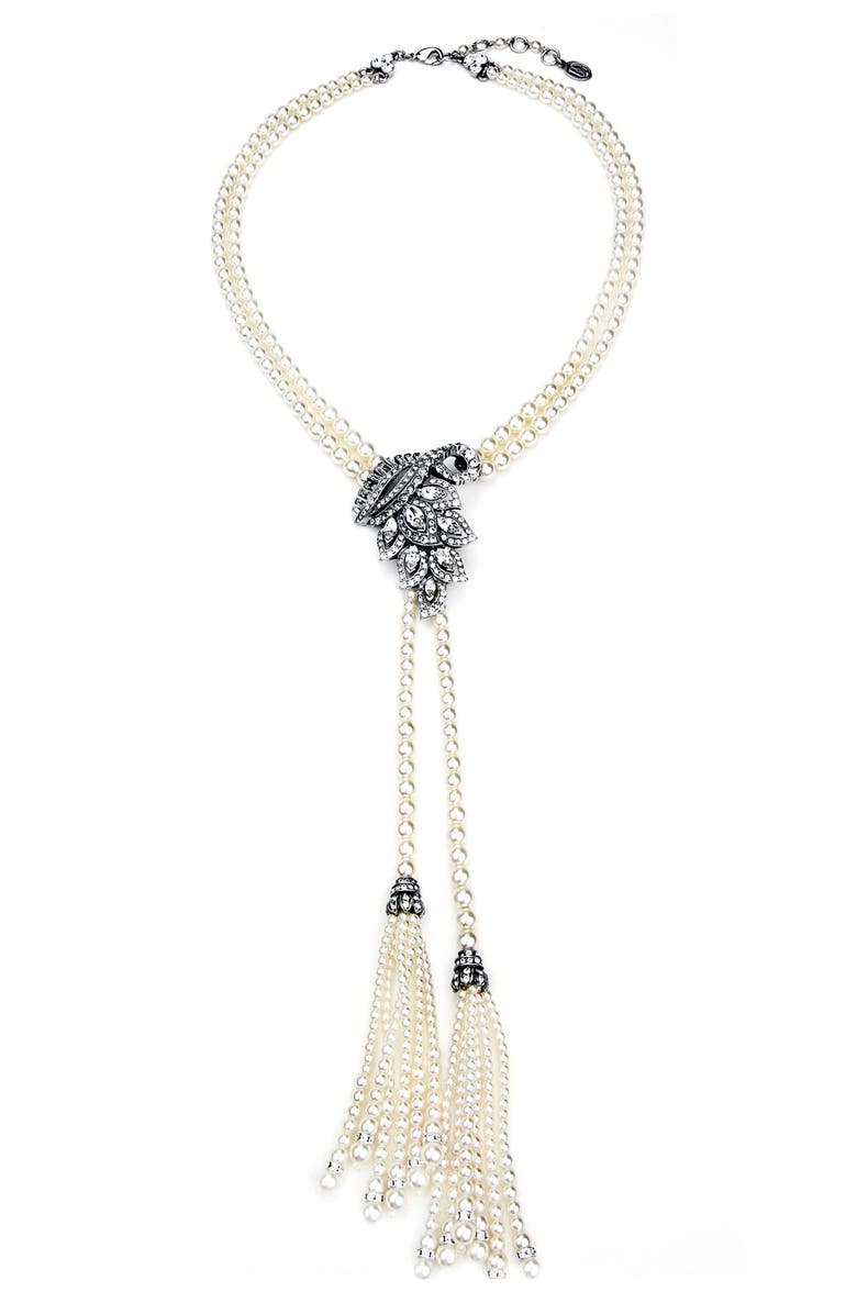 Crystal tassel necklaces Clearance