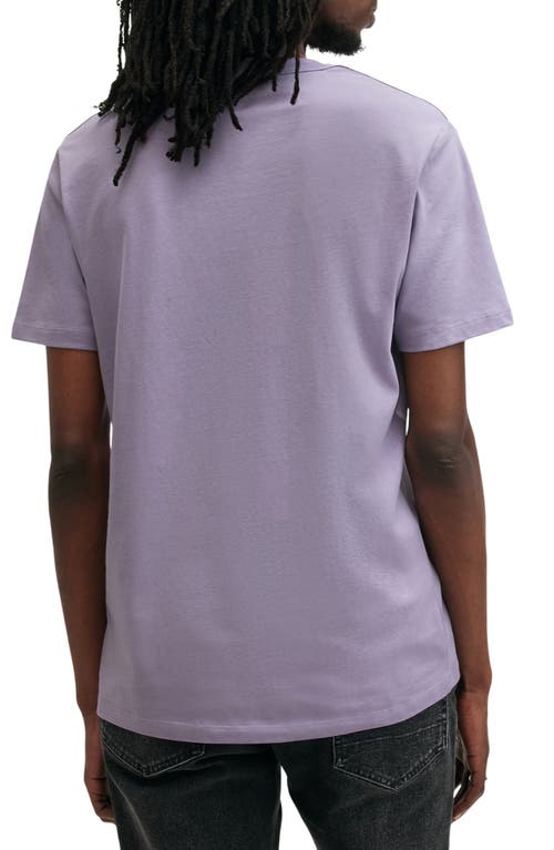 Shop Allsaints Brace Cotton T-shirt In Floyd Purple