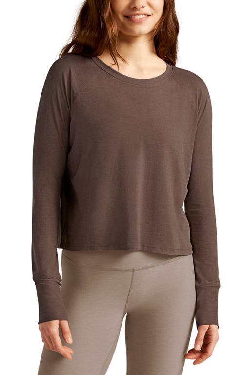 Featherweight Long Sleeve T-Shirt in Truffle Heather