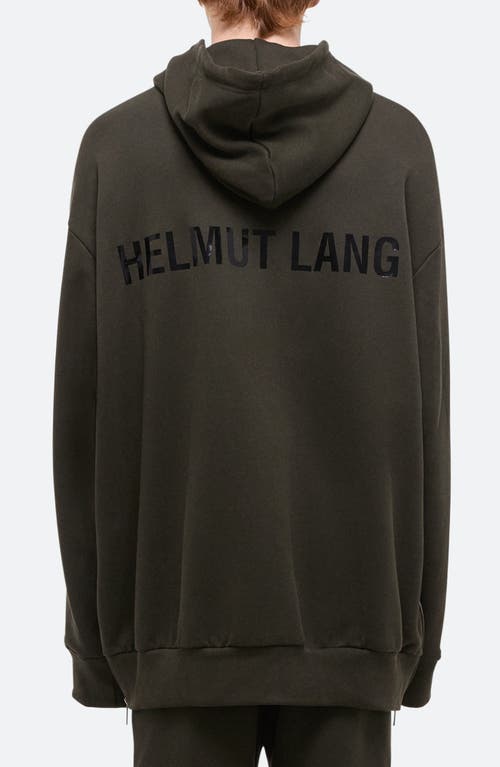 HELMUT LANG HELMUT LANG OVERSIZE MEGA ZIP HOODIE 