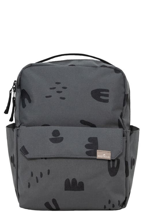 RED ROVR Mini Roo Diaper Backpack in Charcoal Doodle at Nordstrom