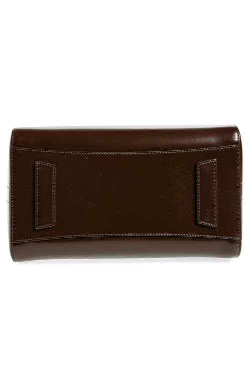 Givenchy Antigona Mini Top Handle Bag In Ebony Brown