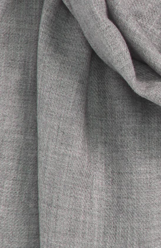 Shop Nordstrom Tissue Weight Wool & Cashmere Scarf In Grey Medium Heather