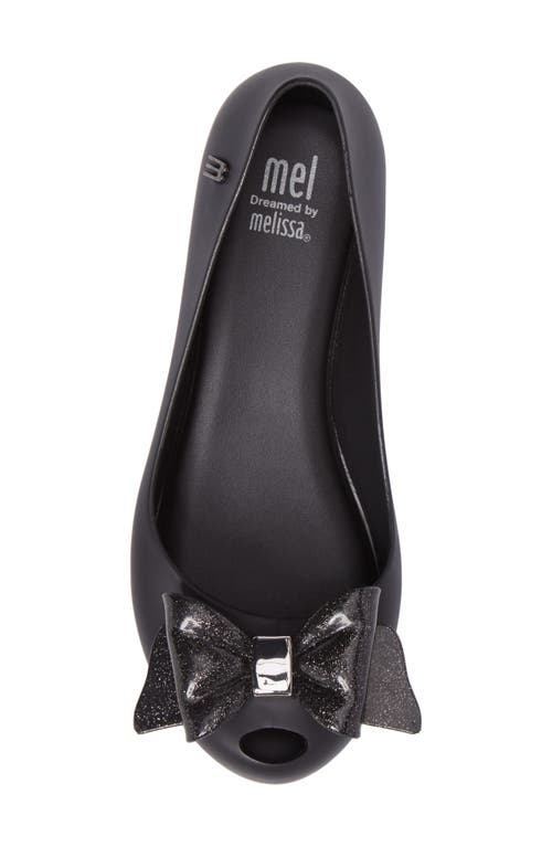 Mel By Melissa Ultragirl Sweet Iii Flat In Black
