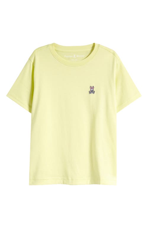 Psycho Bunny Kids' Classic Pima Cotton Crewneck T-shirt In Yellow