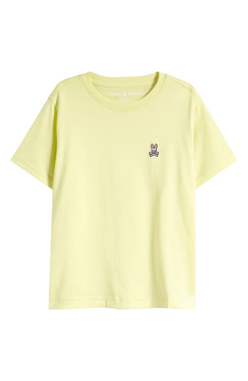 Shop Psycho Bunny Kids' Classic Pima Cotton Crewneck T-shirt In Luminary Green