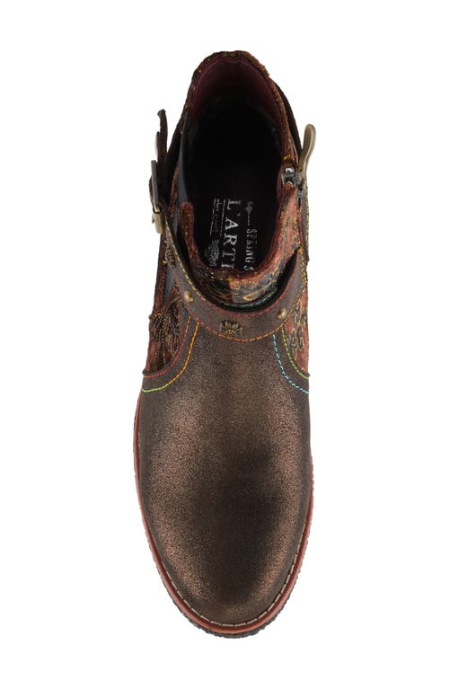 L'artiste By Spring Step Airies Bootie In Bronze Multi