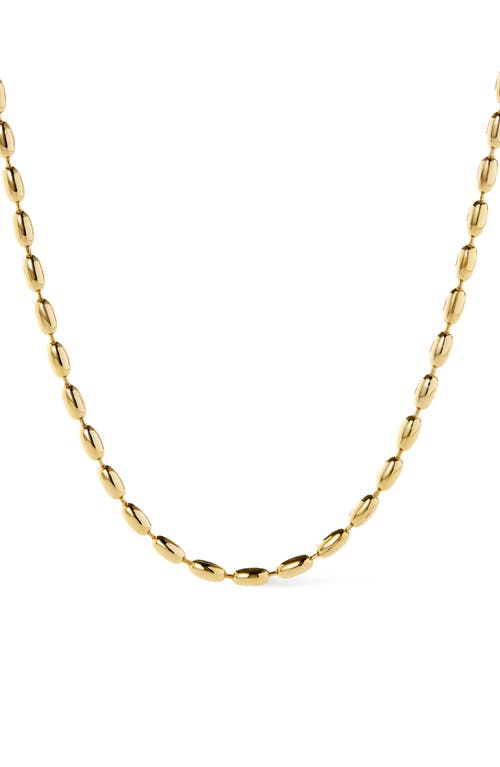 Shop Ana Luisa Ball Chain Necklace In Gold