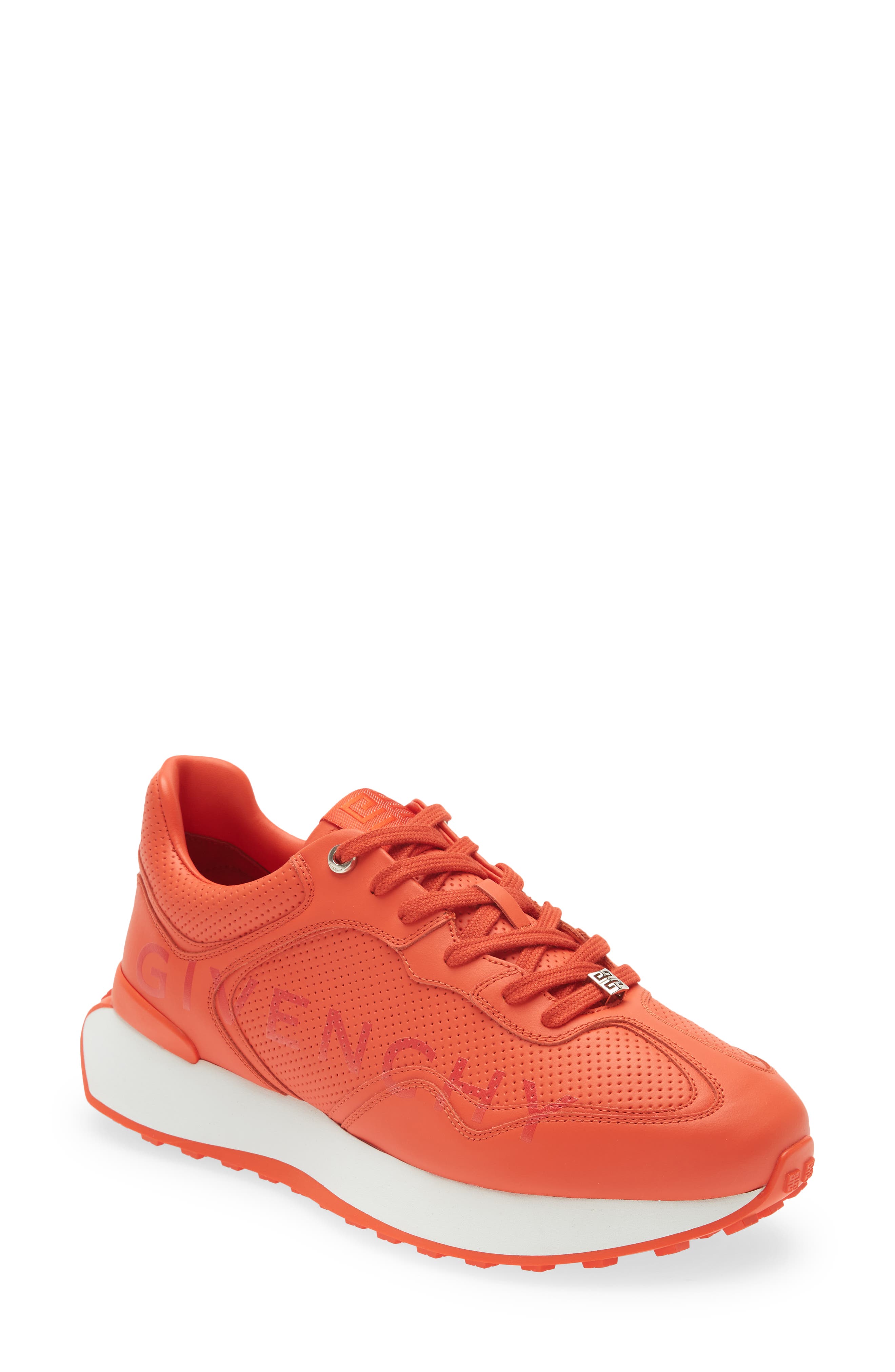 orange designer shoes