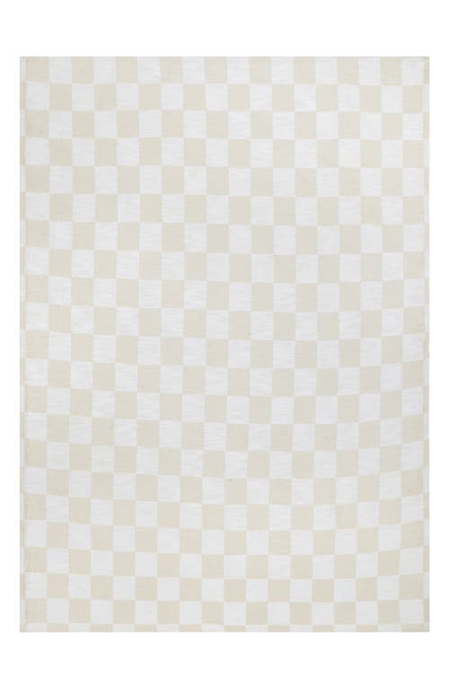 Renwil Grandi Cotton Throw Blanket In Ivory