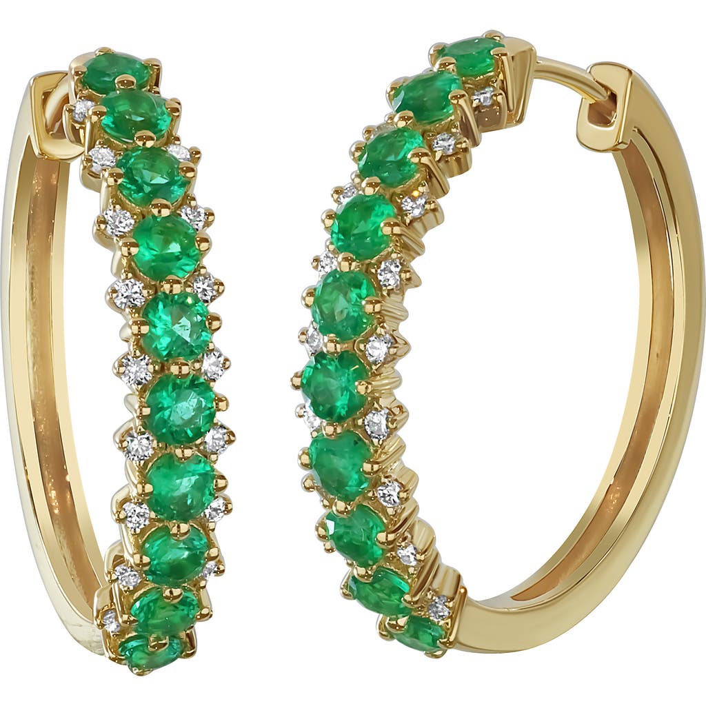 Bony Levy El Mar Hoop Earrings In 18k Yellow Gold