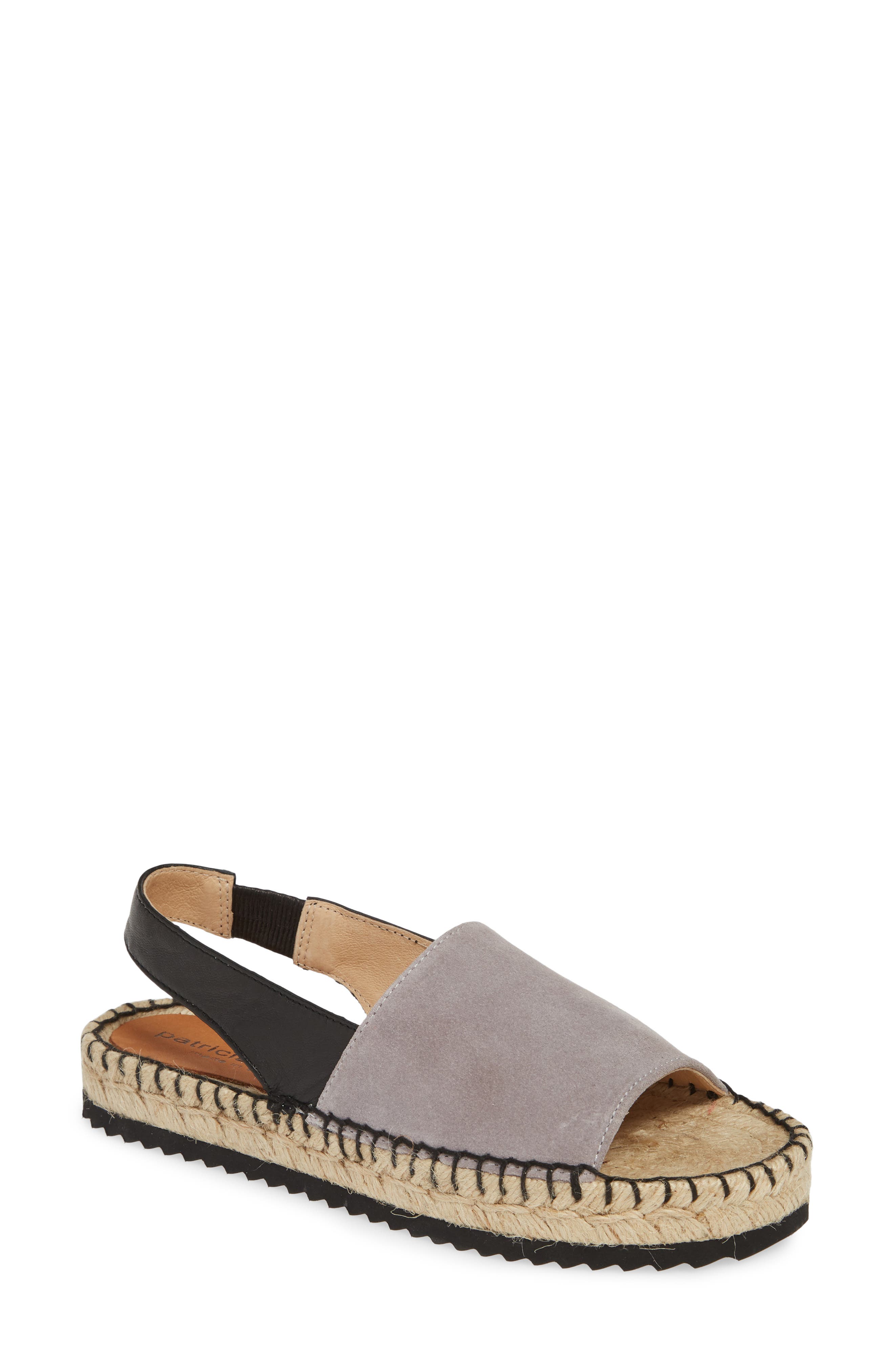 Patricia Green Onyx Espadrille Slingback Sandal