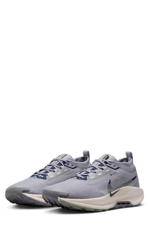 Nike Mens Reactx Pegasus Trail 5 Gtx In Cement Grey/navy/jade