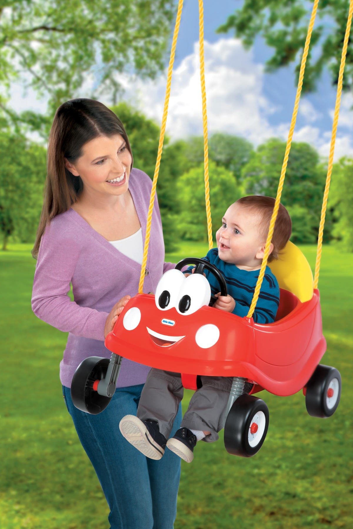 little tikes cozy coupe swing