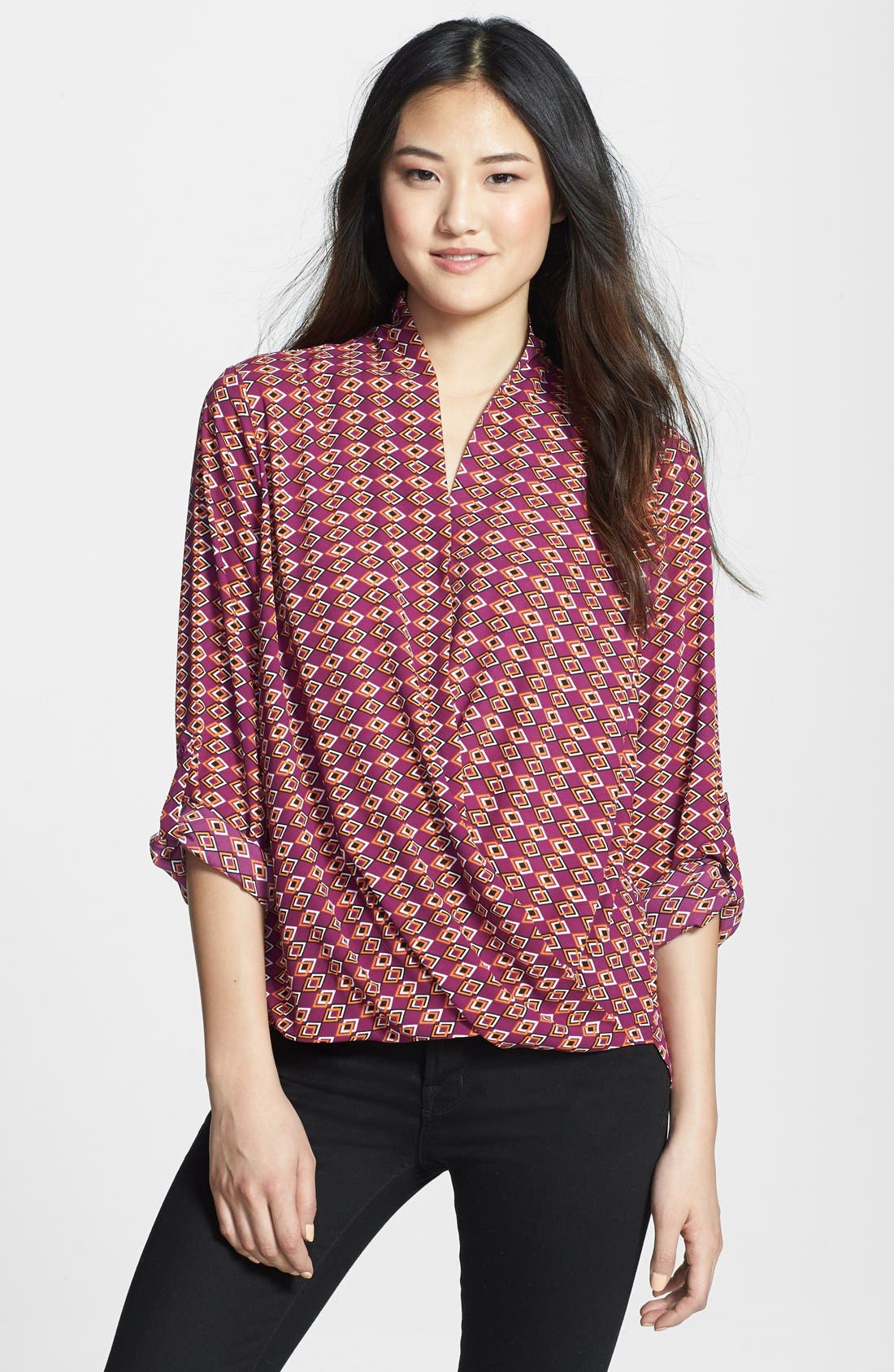 pleione wrap blouse