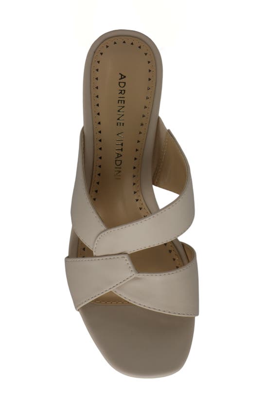 Shop Adrienne Vittadini Aiden Wedge Sandal In Dove