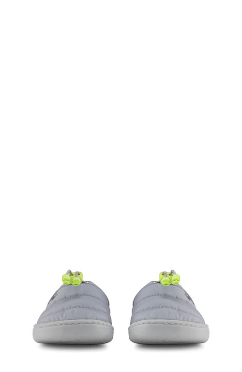 Hopfrög Kids Hoppuff Quilted Slipper In Dynamic Gray