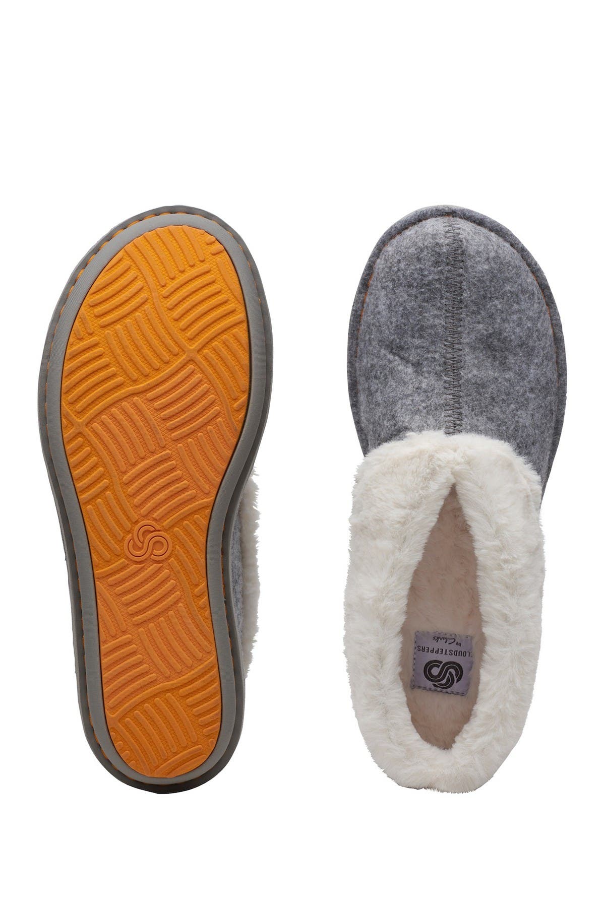 clarks quilted scuff slipper