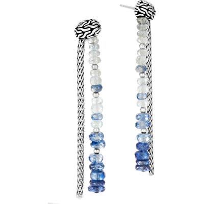 John Hardy Classic Chain Stone Drop Earrings