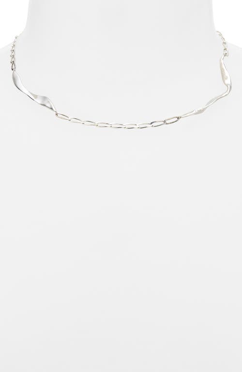 Faris Blade Necklace In Silver
